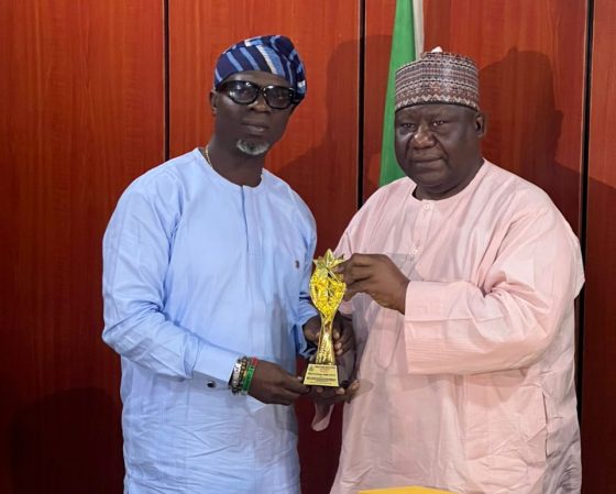 BPSR Presents GovTec Award to Ojodu LCDA Chairman, Hon. David Olusegun Odunmbaku